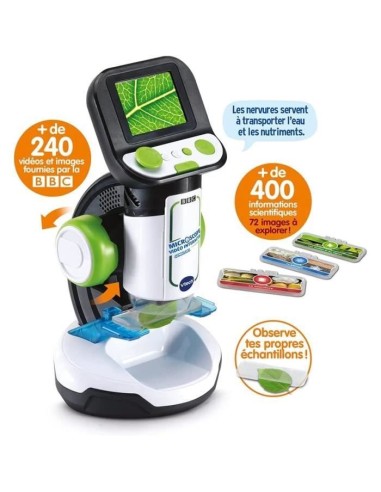 VTECH - Genius XL - Microscope Vidéo Interactif – VTECH (Microscope) | STORE PRO SHOP 