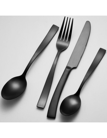 Ménageres - ARTHUR MARTIN - AM5136 - 24 pieces - Acier inoxydable - Finition noir – ARTHUR MARTIN (Menagere - Service Complet De Couverts) | STORE PRO SHOP 
