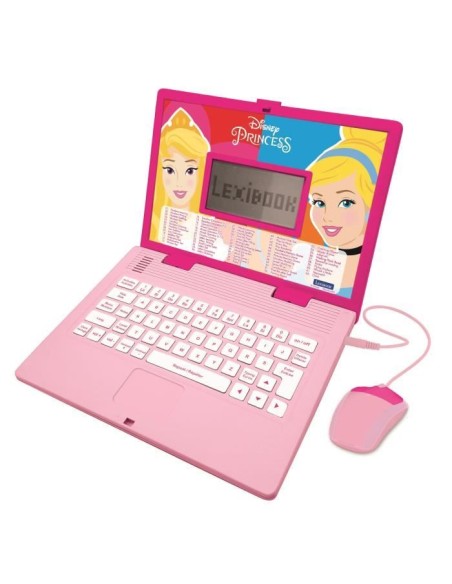 DISNEY PRINCESSES - Ordinateur Educatif Bilingue (FR/EN) Enfant - LEXIBOOK - 124 activités – LEXIBOOK (Ordinateur Enfant) | STORE PRO SHOP 