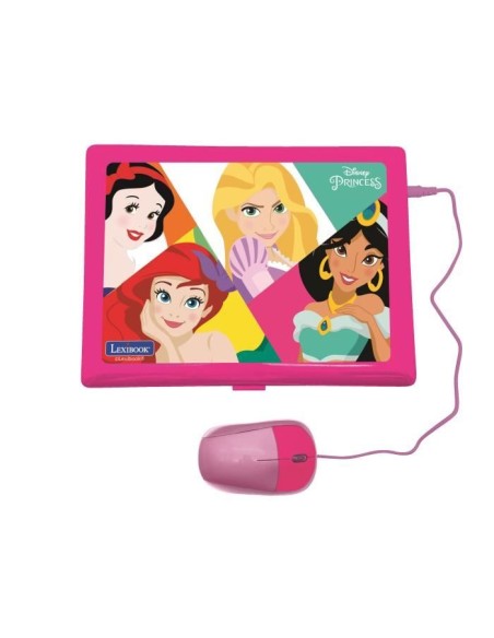 DISNEY PRINCESSES - Ordinateur Educatif Bilingue (FR/EN) Enfant - LEXIBOOK - 124 activités – LEXIBOOK (Ordinateur Enfant) | STORE PRO SHOP 
