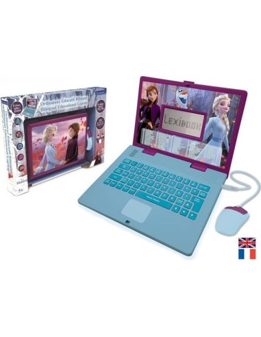 Ordinateur Educatif Bilingue La Reine des Neiges - LEXIBOOK - 124 activités – LEXIBOOK (Ordinateur Enfant) | STORE PRO SHOP 