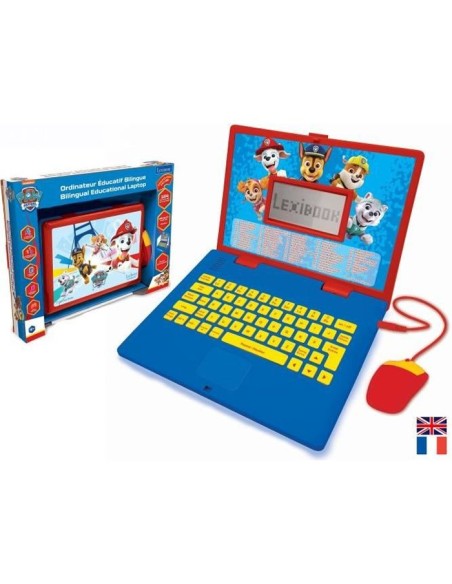 Ordinateur Educatif Bilingue Pat' Patrouille - LEXIBOOK - 124 activités – LEXIBOOK (Ordinateur Enfant) | STORE PRO SHOP 