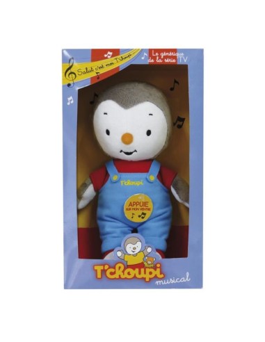 T'CHOUPI Peluche Musicale 20 cm – JEMINI (Peluche) | STORE PRO SHOP 