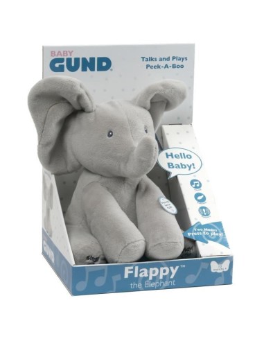 GUND - Flappy l'éléphant - Peluche interactive – AUCUNE (Peluche) | STORE PRO SHOP 