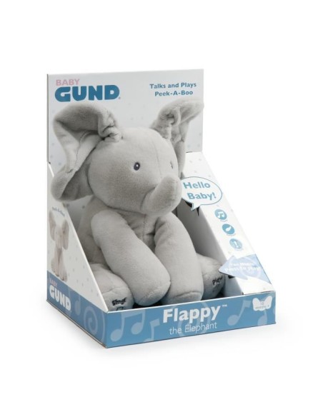 GUND - Flappy l'éléphant - Peluche interactive – AUCUNE (Peluche) | STORE PRO SHOP 