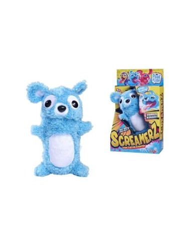Smoby - Screamerz - Peluche intéractive amusante - Ours - 25 cm - Bruits en la secouant ou appuyant sur le bouton – SMOBY (Peluche) | STORE PRO SHOP 