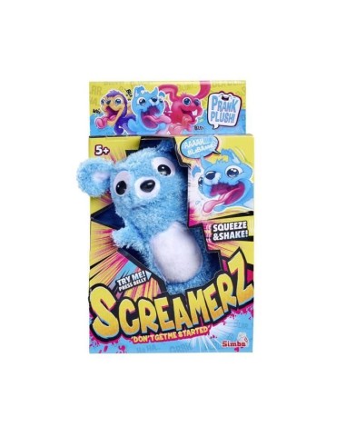 Smoby - Screamerz - Peluche intéractive amusante - Ours - 25 cm - Bruits en la secouant ou appuyant sur le bouton – SMOBY (Peluche) | STORE PRO SHOP 