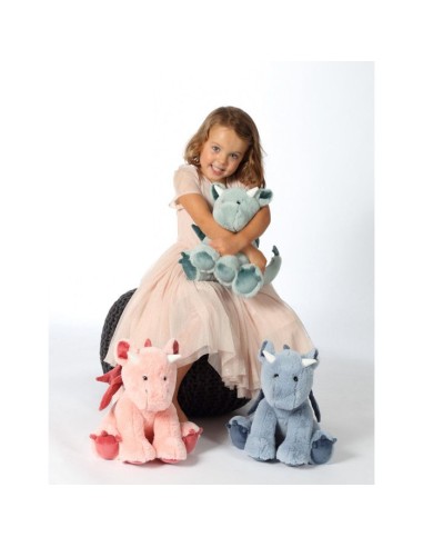 Dragon Trendy, Rose Poudré 30 cm – GIPSY TOYS (Peluche) | STORE PRO SHOP 