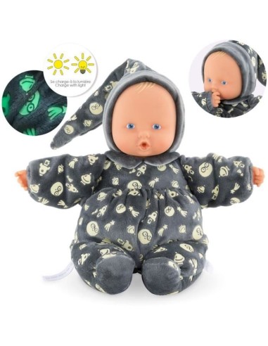 Mon Doudou COROLLE - Babipouce Brille dans la Nuit - 28 cm - senteur de vanille - des la naissance – COROLLE (Peluche) | STORE PRO SHOP 