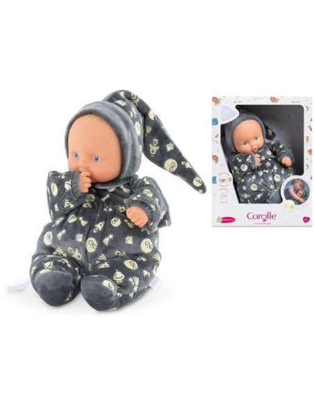 Mon Doudou COROLLE - Babipouce Brille dans la Nuit - 28 cm - senteur de vanille - des la naissance – COROLLE (Peluche) | STORE PRO SHOP 