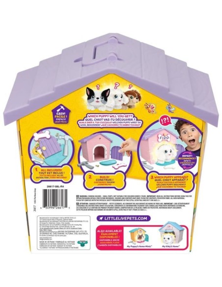Niche surprise - LITTLE LIVE PETS - Chien rose - Modele aléatoire - Accessoires inclus – LITTLE LIVE PETS (Peluche) | STORE PRO SHOP 