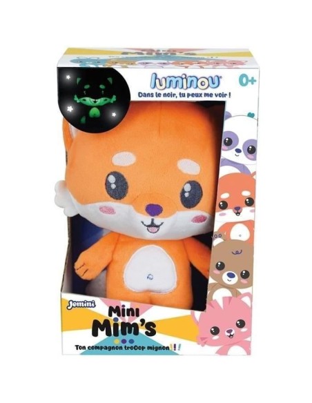 Peluche lumineuse naturelle - JEMINI - Luminou renard mini mim's - Fonctionne sans pile - /- 15 cm – JEMINI () | STORE PRO SHOP 