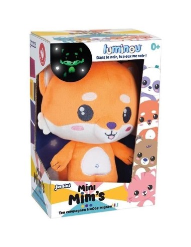 Peluche lumineuse naturelle - JEMINI - Luminou renard mini mim's - Fonctionne sans pile - /- 15 cm – JEMINI () | STORE PRO SHOP 