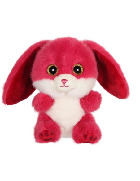 Peluche - GIPSY TOYS - Lapin CUTYDOOS 13 CM - couleur framboise - RUBY – GIPSY TOYS (Peluche) | STORE PRO SHOP 