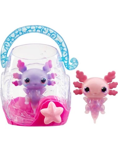 Animagic - GOLIATH - Pack double Axolotl - Aquarium a bulles - Rose / Violet - Des 4 ans – GOLIATH (Peluche) | STORE PRO SHOP 