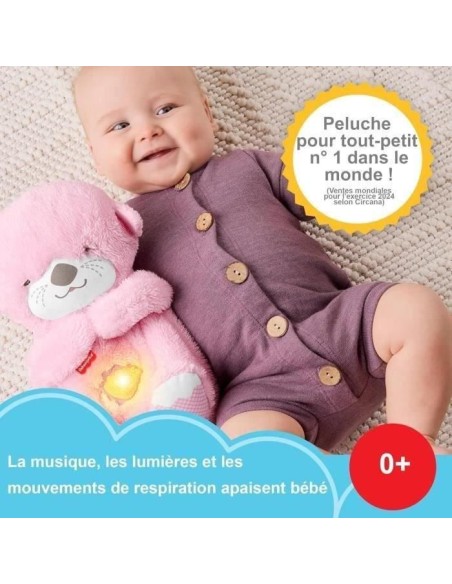 Fisher-Price - Ma Loutre Câlins Bonne Nuit - Peluche et veilleuse - Rose - Fisher-Price - JLJ33 – FISHER PRICE (Peluche) | STORE PRO SHOP 