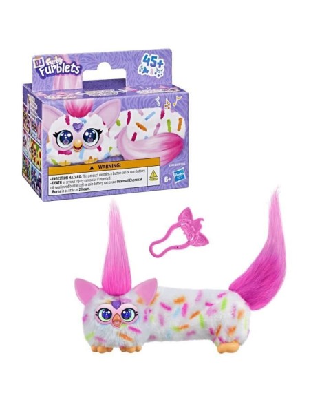 Furby DJ Furblets Berry-Cup-Cake, Mini peluche électronique, jouet pour enfant, 45 sons et musiques, des 6 ans – HASBRO (Peluche) | STORE PRO SHOP 