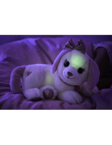 Peluche chien Puppy Bella - GIPSY TOYS - Toute douce qui s'illumine au rythme de jolies mélodies - 30 cm – GIPSY TOYS (Peluche) | STORE PRO SHOP 