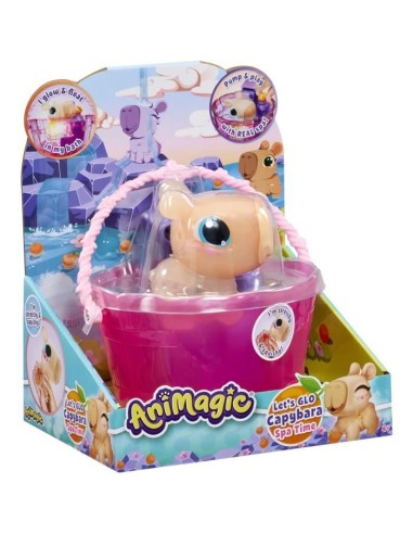 Animagic - GOLIATH - Let's Glo Capybara Spa Time - Animal intéractif - Marron – GOLIATH (Peluche) | STORE PRO SHOP 