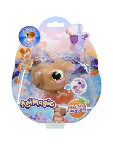 Animagic - GOLIATH - Let's Glo Capybara - Animal intéractif - Marron – GOLIATH (Peluche) | STORE PRO SHOP 