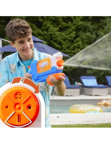 Nerf Super Soaker Flip Fill, Pistolet a eau avec 4 styles de jet, remplissage rapide, capacité de 887 mL d'eau, jouets des 6 a – NERF (Pistolet A Eau - Jeu A Jet D'eau - Bombe A Eau) | STORE PRO SHOP 