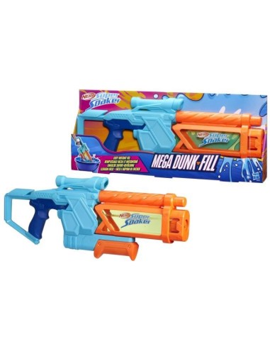 Nerf blaster a eau Mega Dunk-Fill, remplissage instantané facile, Réservoir 1L, Nerf Super Soaker, des 6 ans – NERF (Pistolet A Eau - Jeu A Jet D'eau - Bombe A Eau) | STORE PRO SHOP 