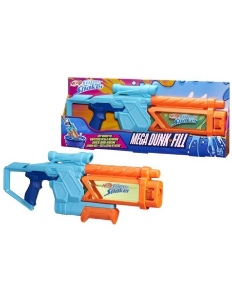 Nerf blaster a eau Mega Dunk-Fill, remplissage instantané facile, Réservoir 1L, Nerf Super Soaker, des 6 ans – NERF (Pistolet A Eau - Jeu A Jet D'eau - Bombe A Eau) | STORE PRO SHOP 