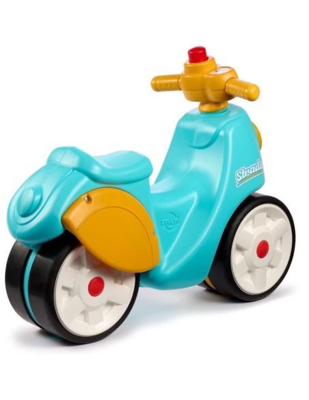 FALK - Scooter premier âge Strada - roues silencieuses, guidon directionnel avec klaxon - Bleu et Jaune – FALK () | STORE PRO SHOP 