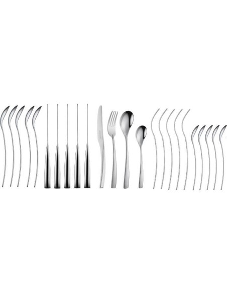 Ménageres - ARTHUR MARTIN - AM3630 - 24 pieces - Acier inoxydable - Finition miroir – ARTHUR MARTIN (Menagere - Service Complet De Couverts) | STORE PRO SHOP 