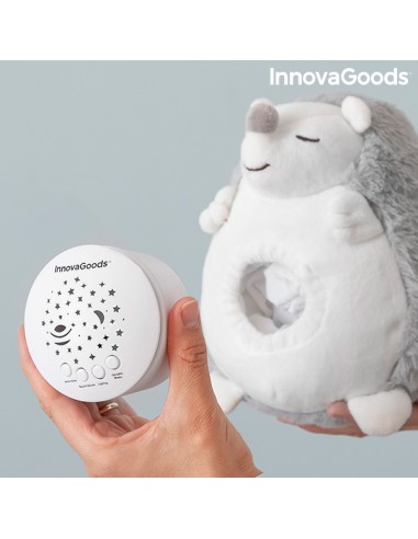 Hérisson en Peluche avec Bruit Blanc et Veilleuse Spikey InnovaGoods – INNOVAGOODS (Poupee) | STORE PRO SHOP 