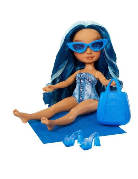 Rainbow High Swim  Style - Poupée mannequin ariculée 27 cm - Skyler (Bleue) - Maillot de bain  Paréo - a partir de 4 ans – RAINBOW HIGH () | STORE PRO SHOP 