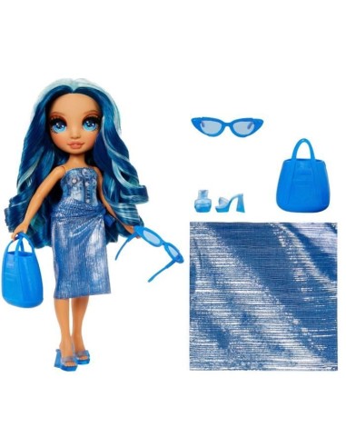 Rainbow High Swim  Style - Poupée mannequin ariculée 27 cm - Skyler (Bleue) - Maillot de bain  Paréo - a partir de 4 ans – RAINBOW HIGH () | STORE PRO SHOP 