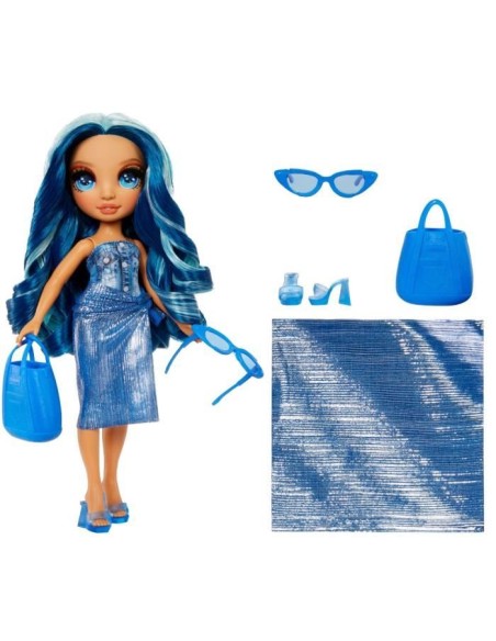 Rainbow High Swim  Style - Poupée mannequin ariculée 27 cm - Skyler (Bleue) - Maillot de bain  Paréo - a partir de 4 ans – RAINBOW HIGH () | STORE PRO SHOP 