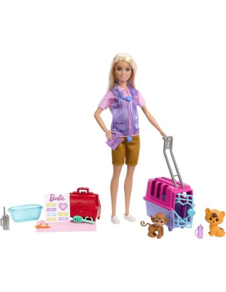 BARBIE SAUVETEUSE D'ANIMAUX - BARBIE - HRG50 – BARBIE (Poupee) | STORE PRO SHOP 