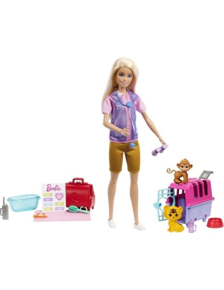 BARBIE SAUVETEUSE D'ANIMAUX - BARBIE - HRG50 – BARBIE (Poupee) | STORE PRO SHOP 