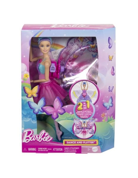 Barbie-De Danseuse a Papillon-Poupée transformation 2 en 1 HXJ10 – BARBIE (Poupee) | STORE PRO SHOP 