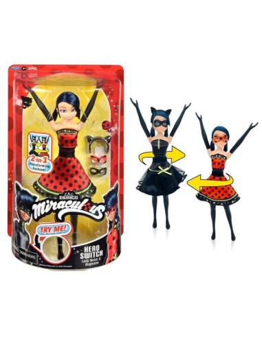 Poupée Ladybug Transformation - BANDAI - Miraculous 26 cm - Changement de tenue – BANDAI (Poupee) | STORE PRO SHOP 