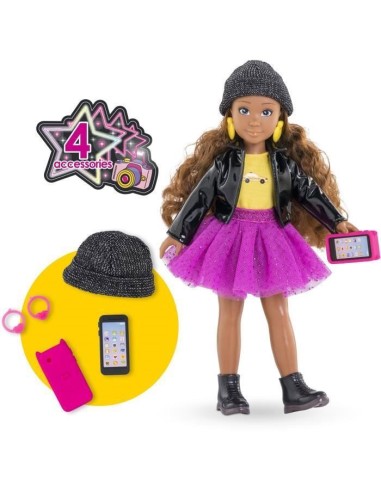 Poupée Mannequin - COROLLE - Melody Fashion Week Paris - 28 cm - 4 accessoires - Senteur vanille - Des 4 ans – COROLLE () | STORE PRO SHOP 