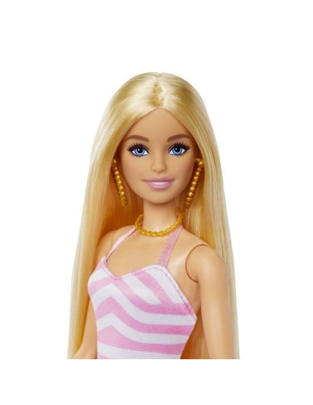 Barbie-Barbie Plage-Poupée blonde en maillot de bain et accessoires HPL73 – BARBIE (Poupee) | STORE PRO SHOP 