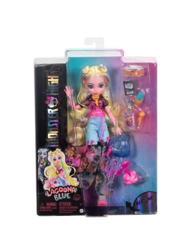 Monster High-Poupée Lagoona Blue-Poupée avec animal et accessoires HXH75 – MONSTER HIGH (Poupee) | STORE PRO SHOP 