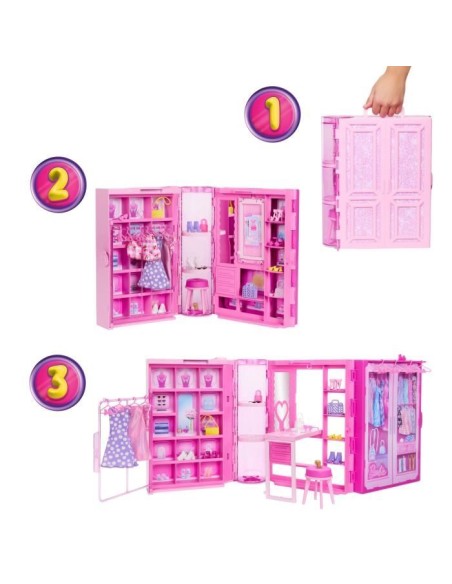 Barbie-Dressing de Reve-Coffret HXD58 – BARBIE (Poupee) | STORE PRO SHOP 