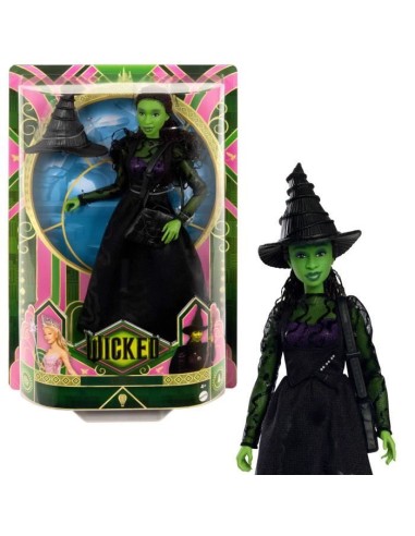 Mattel-Wicked-Poupée Elphaba avec accessoires et habillages amovibles - Wicked - HXT62 – MATTEL (Poupee) | STORE PRO SHOP 