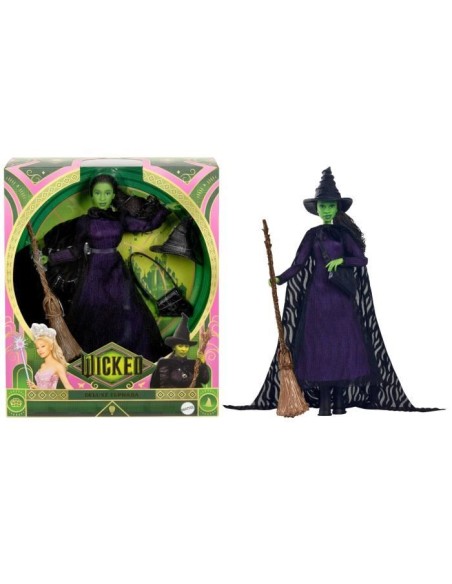 Mattel-Wicked-Poupée Elphaba avec cheveux tressés et multiples poses - Wicked - HXY38 – MATTEL (Poupee) | STORE PRO SHOP 