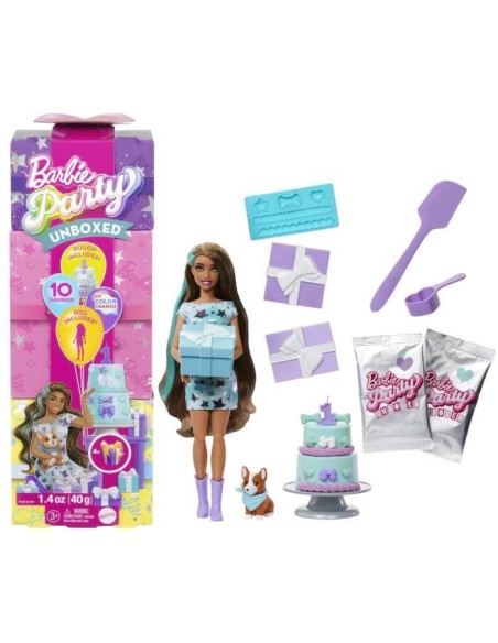 BARBIE Party unboxed chien bleu - JFG72 – BARBIE (Poupee) | STORE PRO SHOP 