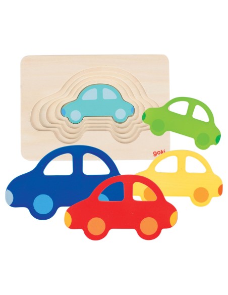 Car puzzle, layers 5 layers – GOKI (Puzzle) | STORE PRO SHOP 