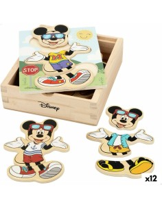 Puzzle enfant en bois Disney  2 Ans (12 Unités)