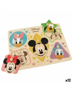 Puzzle enfant en bois Disney  2 Ans 5 Pièces (12 Unités)