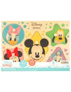 Puzzle enfant en bois Disney  2 Ans 5 Pièces (12 Unités) 2