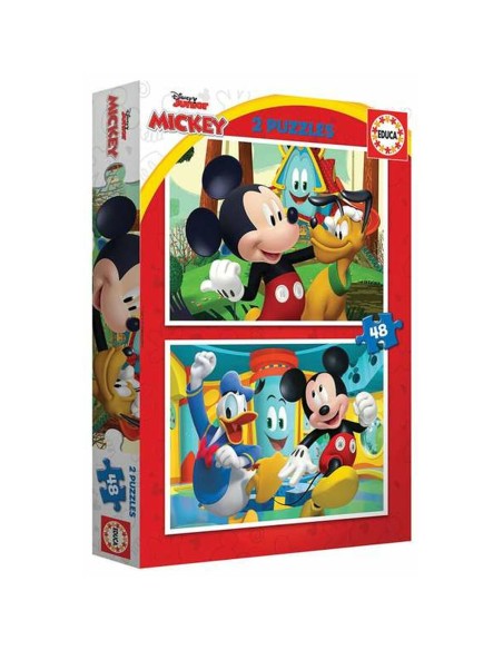Puzzle Educa Mickey Mouse Fun House 2 x 48 – EDUCA (Puzzle) | STORE PRO SHOP 
