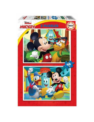 Puzzle Educa Mickey Mouse Fun House 2 x 48 – EDUCA (Puzzle) | STORE PRO SHOP 